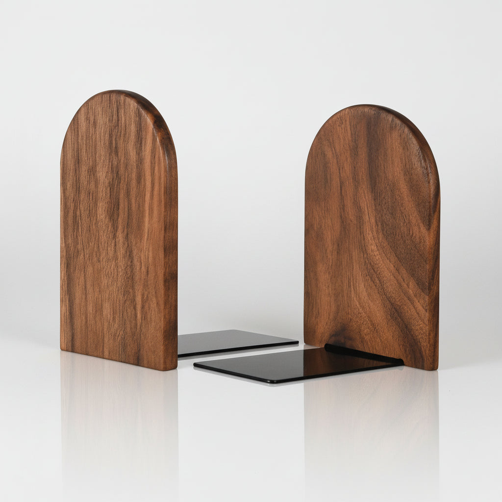 Apoio para Livros Madeira Design Minimalista Escritório em Casa