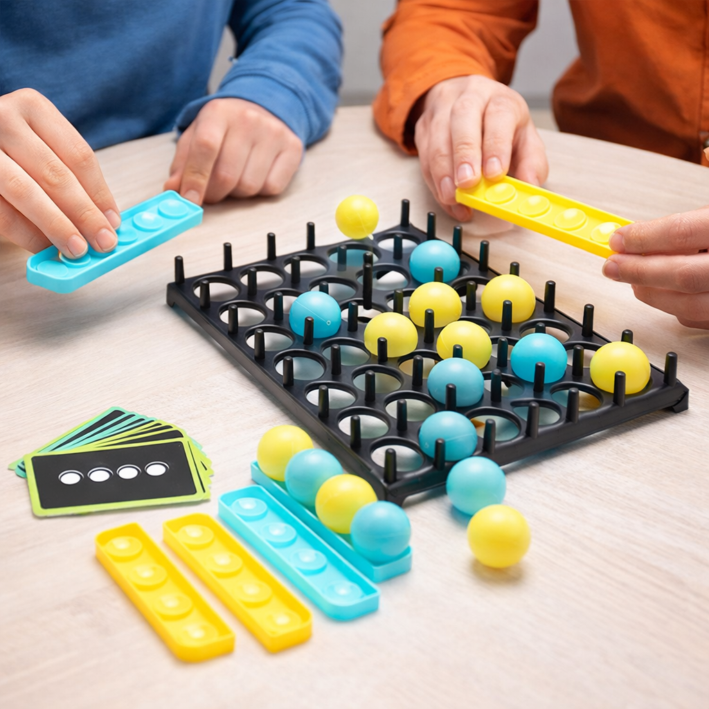 Jogo de Tabuleiro Familiar Interativo Jogo de Bola Educativo