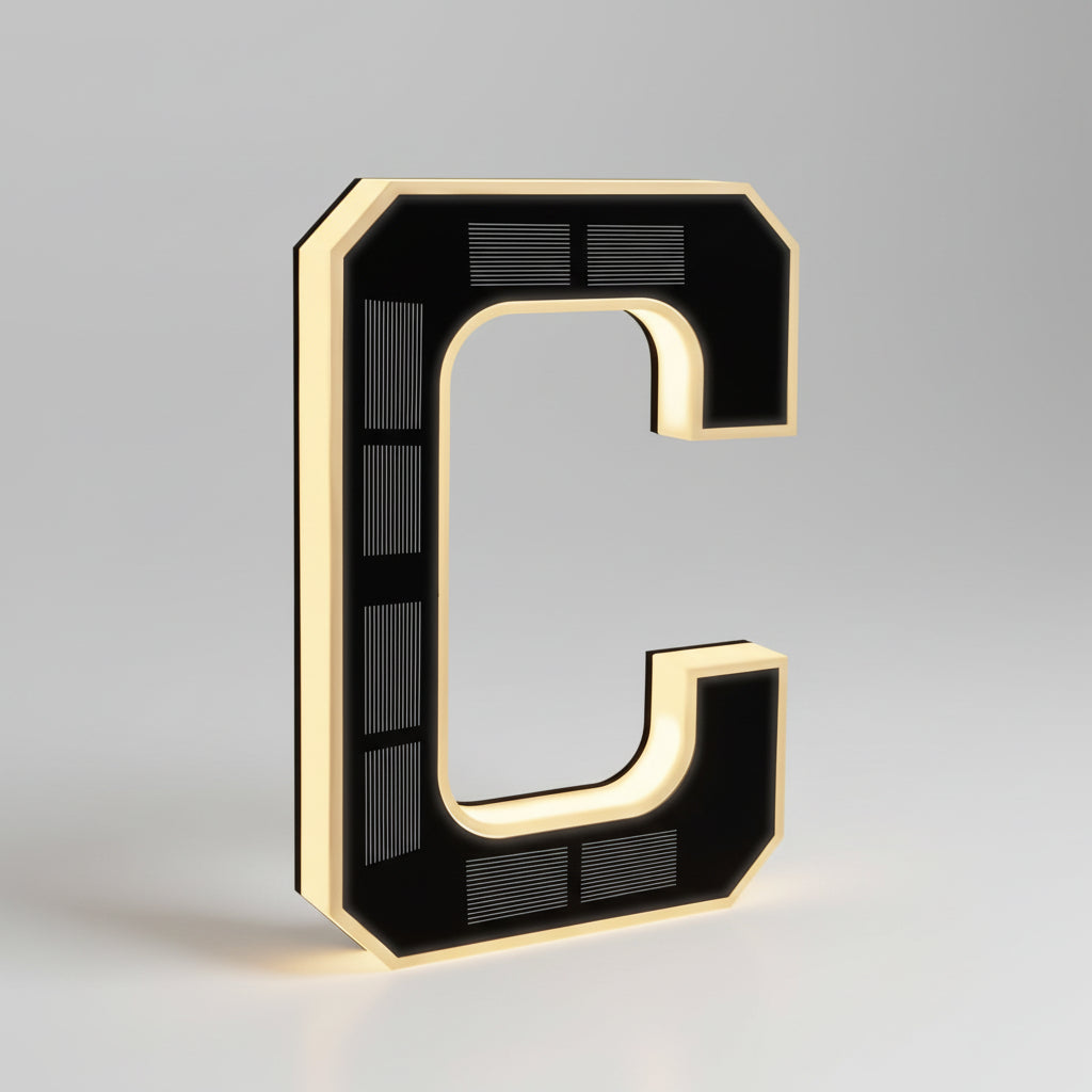 Luce per Numero Civico Solare Display LED Impermeabile Alimentata a Energia Solare