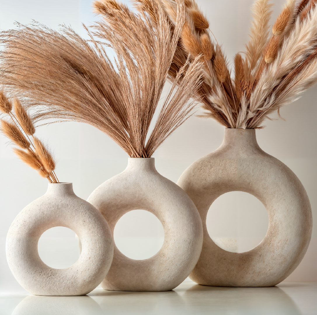 Jarrón redondo elegante Helios