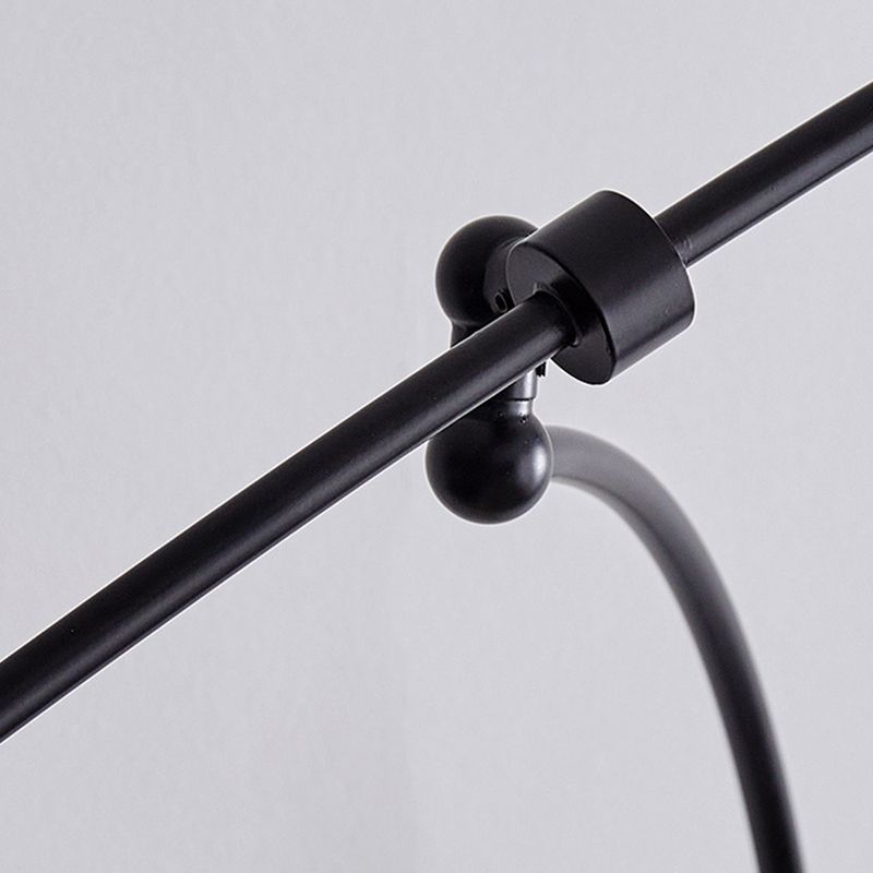 Carins Moderne Wandlamp, Boog, Metaal/Glas, Zwart/Goud, Slaapkamer