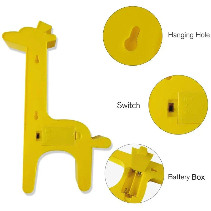 LumiZoo - LED Giraffe Nachtlamp voor Kinderen, Dimbare Tafellamp & Slaapkamerdecoratie