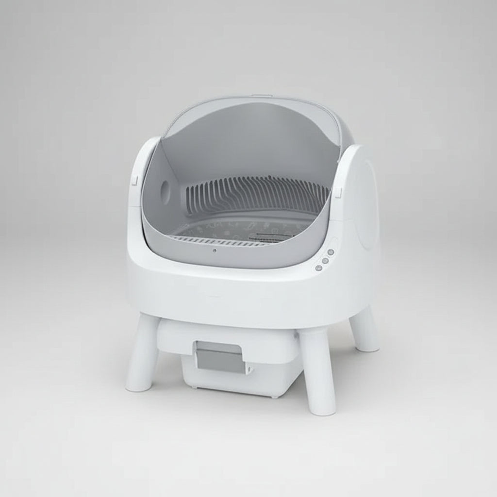 Kattenbak Automatische Zelfreinigende Open Top Ruime Entreepaneel