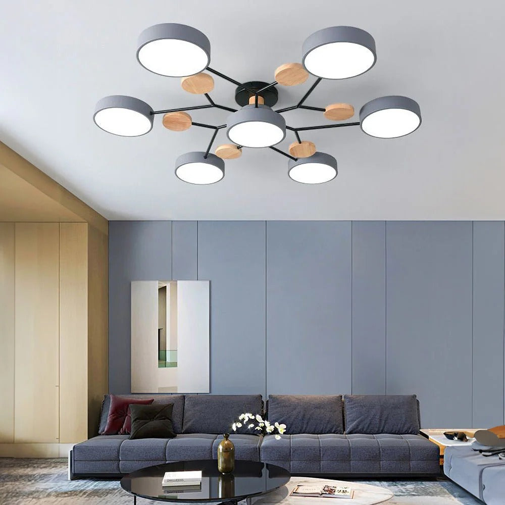 Ceiling Light Modern LED Flush Mount Chandelier - Image 8