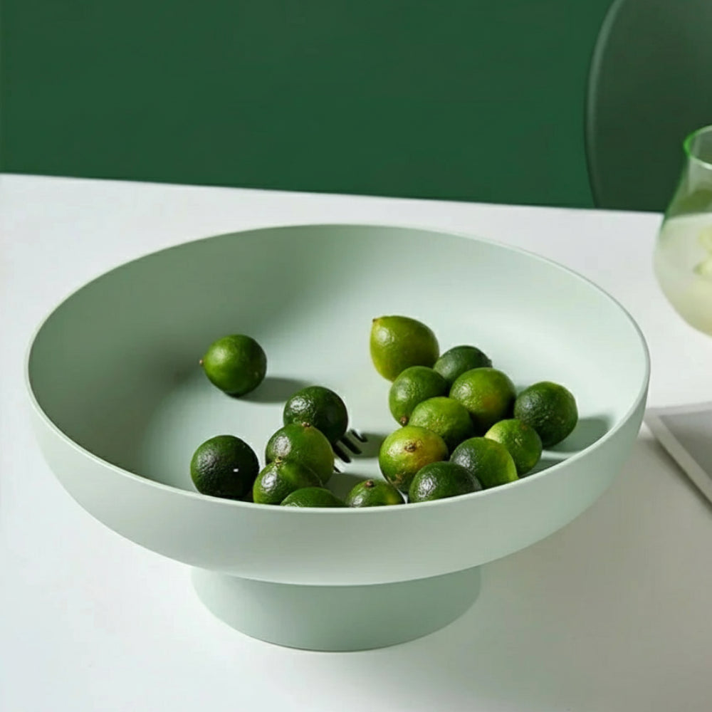 Ceramic Fruit Bowl Vintage Decorative Centerpiece for Kitchen Dining 0