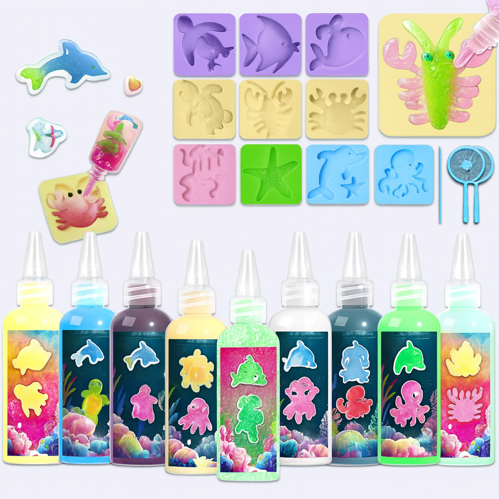 Speelgoed Knutselset Waterfiguren Creatieve DIY Gel Set Kinderen