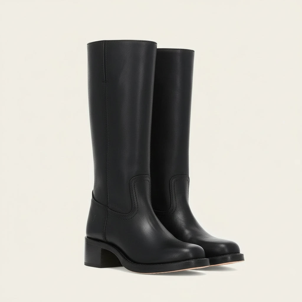 Dameslaarzen Blokhak Duurzaam Handgemaakt