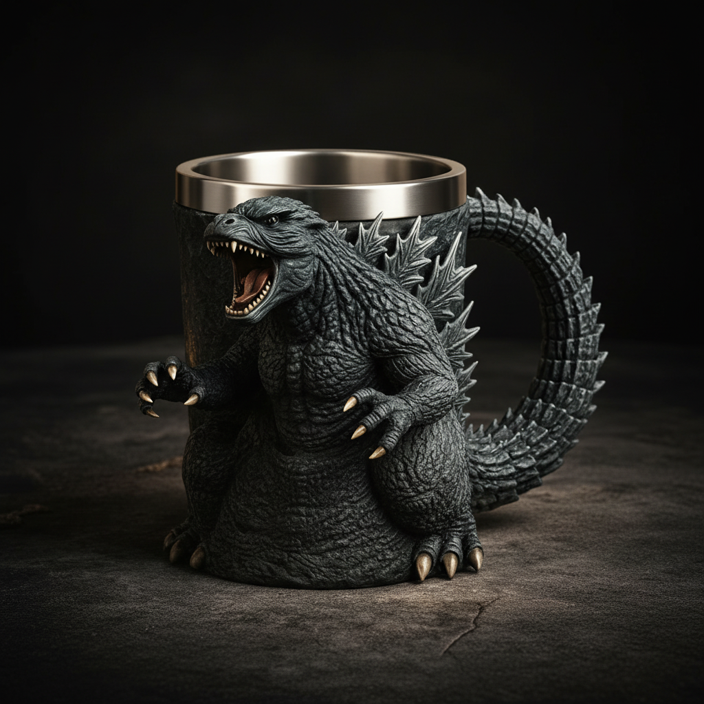 Koffiemok Monster 3D Keramische Mok Decoratief Beeld