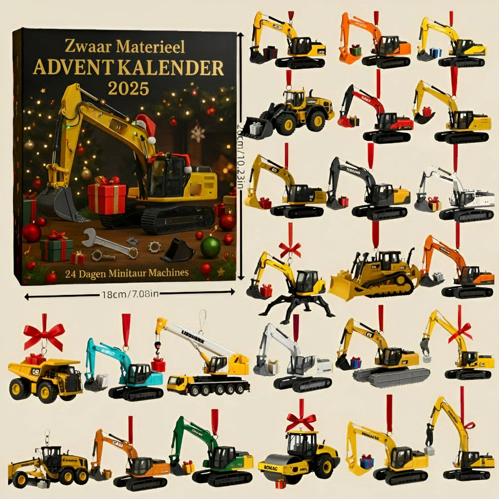 Construction Machinery Advent Calendar 2025 24 Die-Cast Vehicles 4