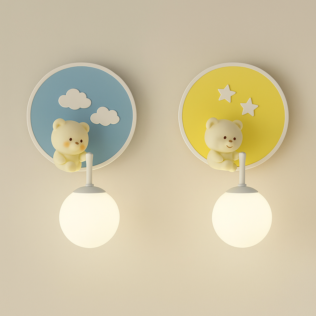 RomanticWall - Kinderkamer Wandlamp met Dierenmotief
