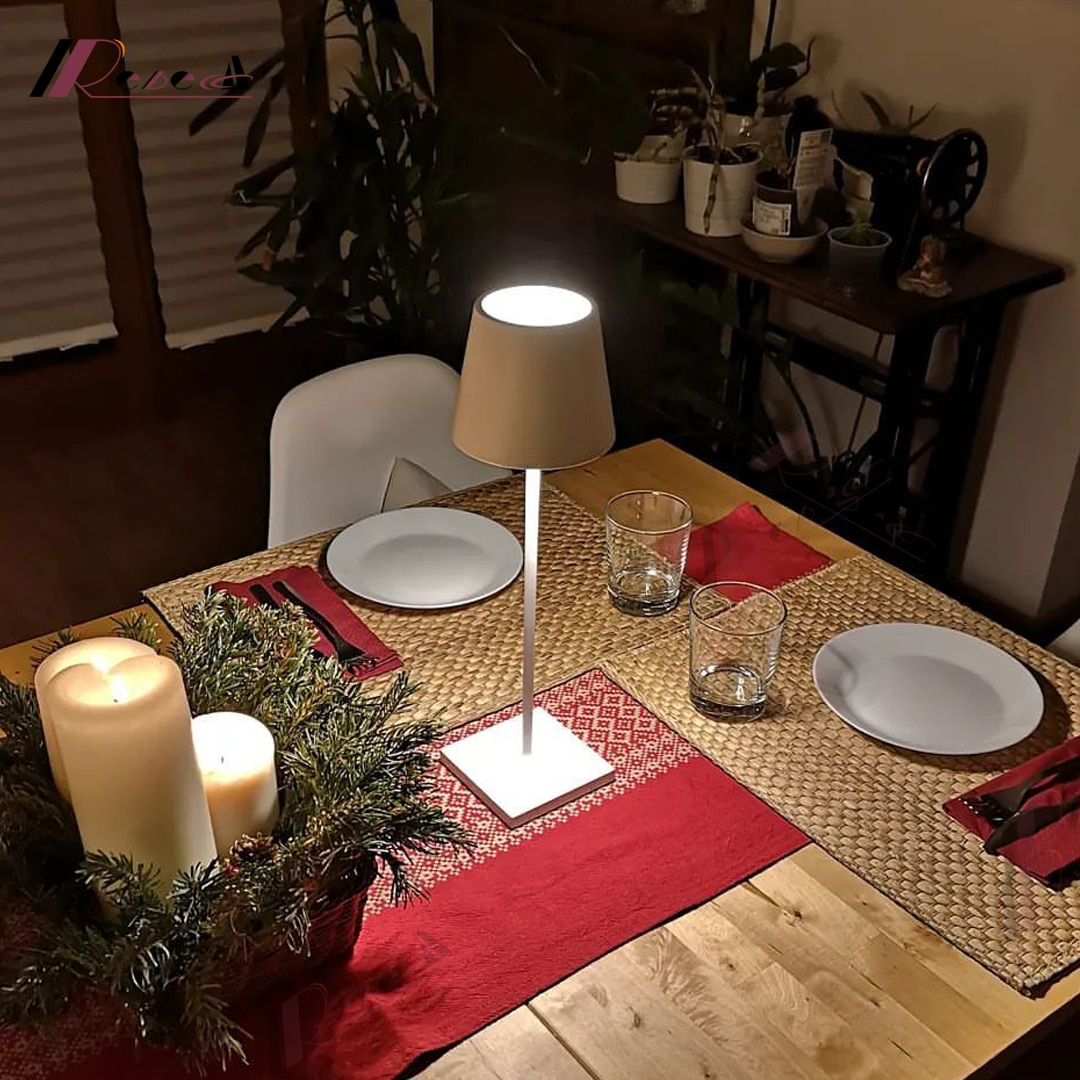 Lámpara de mesa inalámbrica sin cable