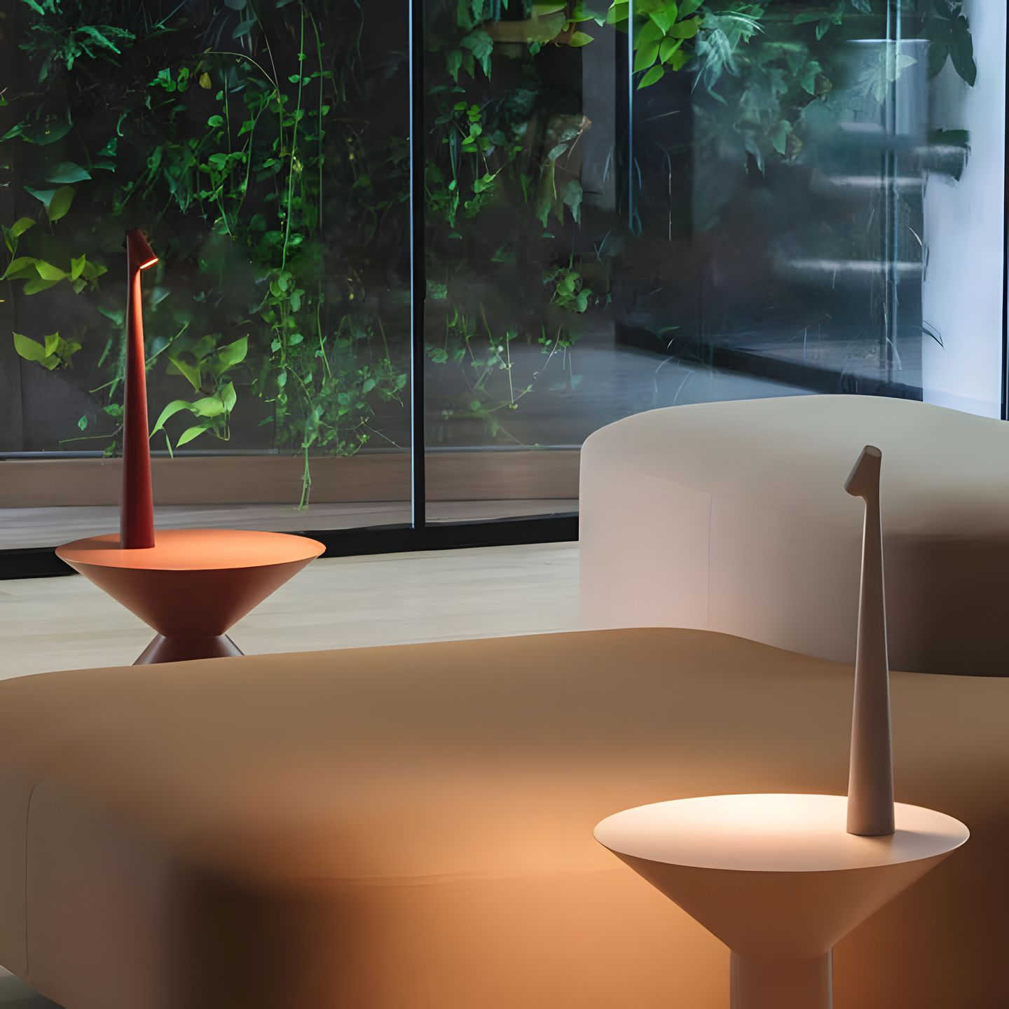 LunaSlim Elegant Table Lamp with Wireless Functionality