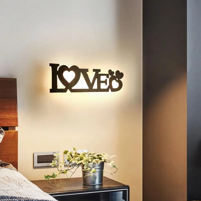 LetterGlow - Moderne LED Letterlamp voor Wandmontage – Decoratieve Verlichting