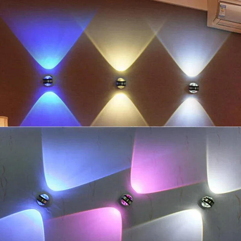 CrystalLux - Lámpara de pared de cristal LED