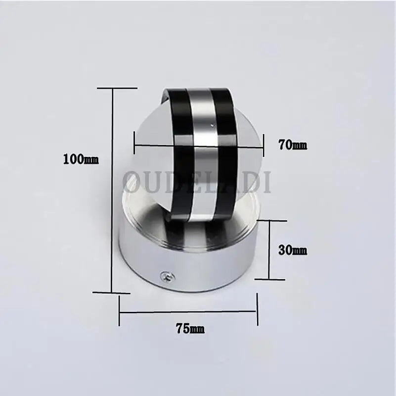 CrystalLux - Lámpara de pared de cristal LED