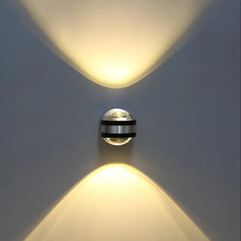 CrystalLux - Lámpara de pared de cristal LED