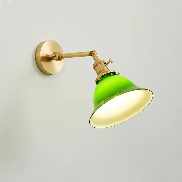 VintageGreen – Adjustable Classic Wall Lamp for Stylish Lighting