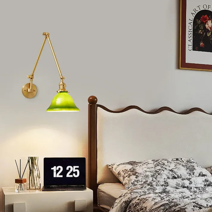 VintageGreen – Verstelbare Klassieke Wandlamp voor Stijlvolle Verlichting