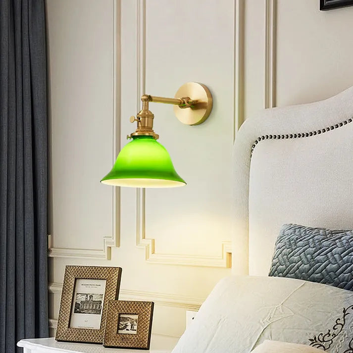 VintageGreen – Verstelbare Klassieke Wandlamp voor Stijlvolle Verlichting