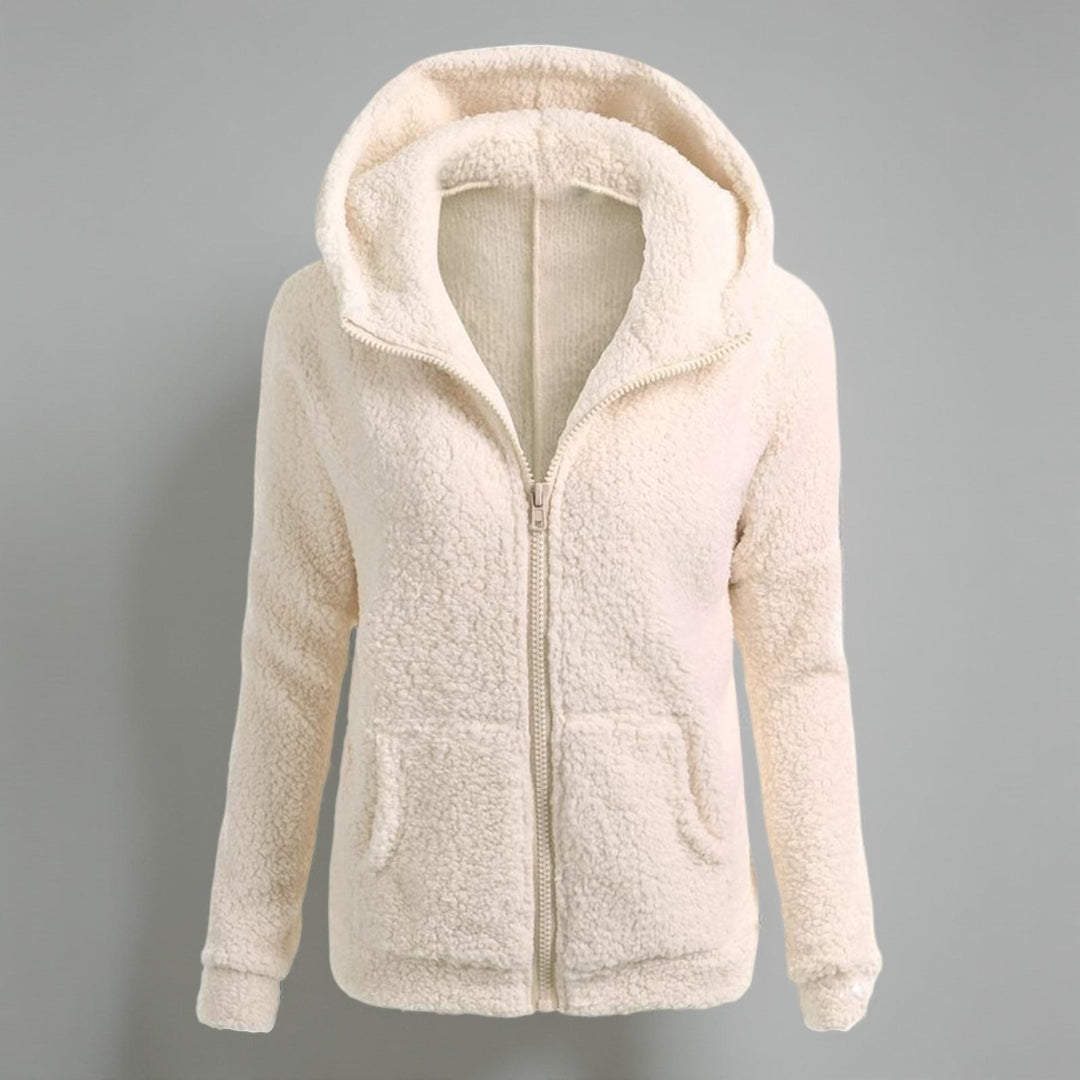 Colete de Senhora Sem Mangas com Fecho Preto Casual Superior