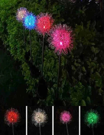 SolarGlow - Sun-Dandelion Garden Lamp – Decorative LED Lighting for Outdoors