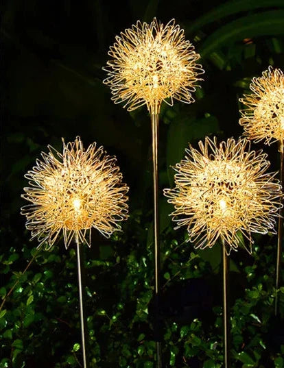 SolarGlow - Sun-Dandelion Garden Lamp – Decorative LED Lighting for Outdoors