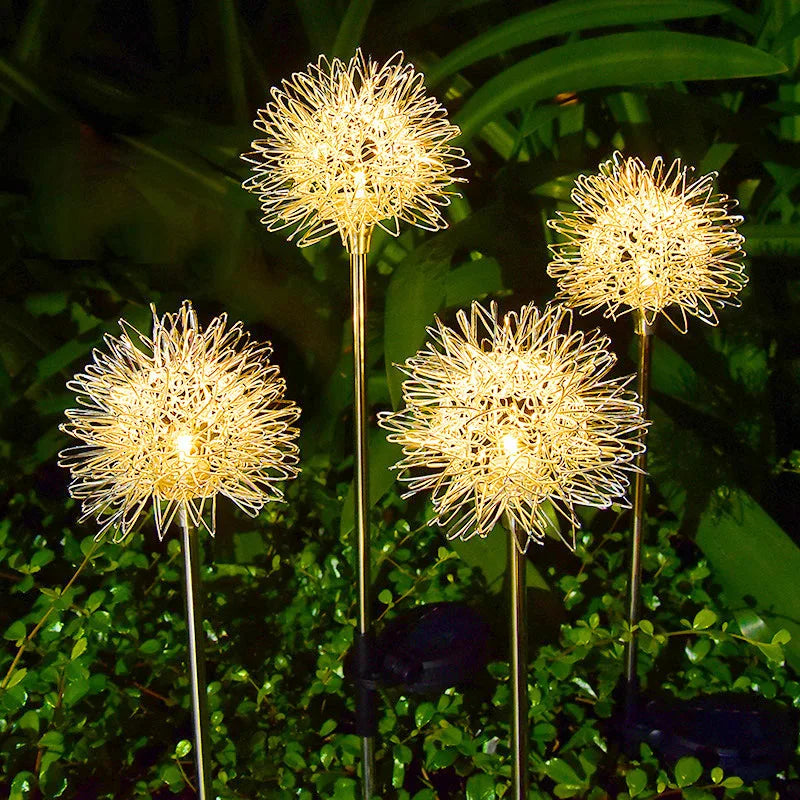 SolarGlow - Sun-Dandelion Garden Lamp – Decorative LED Lighting for Outdoors