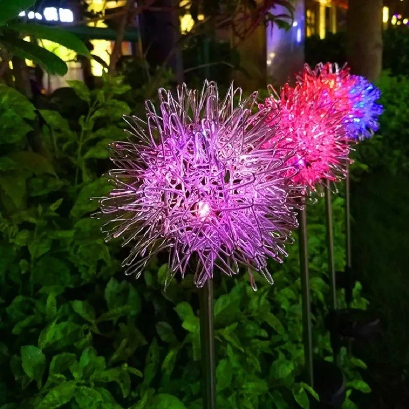 SolarGlow - Sun-Dandelion Garden Lamp – Decorative LED Lighting for Outdoors