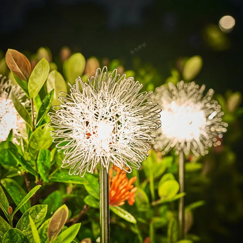 SolarGlow - Sun-Dandelion Garden Lamp – Decorative LED Lighting for Outdoors