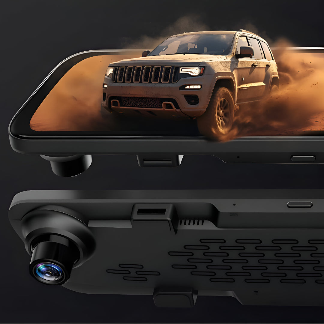 Câmara de Espelho Retrovisor com Gravação 4K para Automóvel