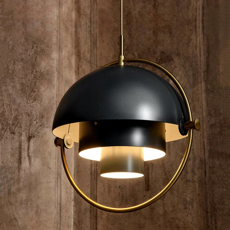 NordicElegance - Moderne Gouden LED Hanglamp in Minimalistisch Design