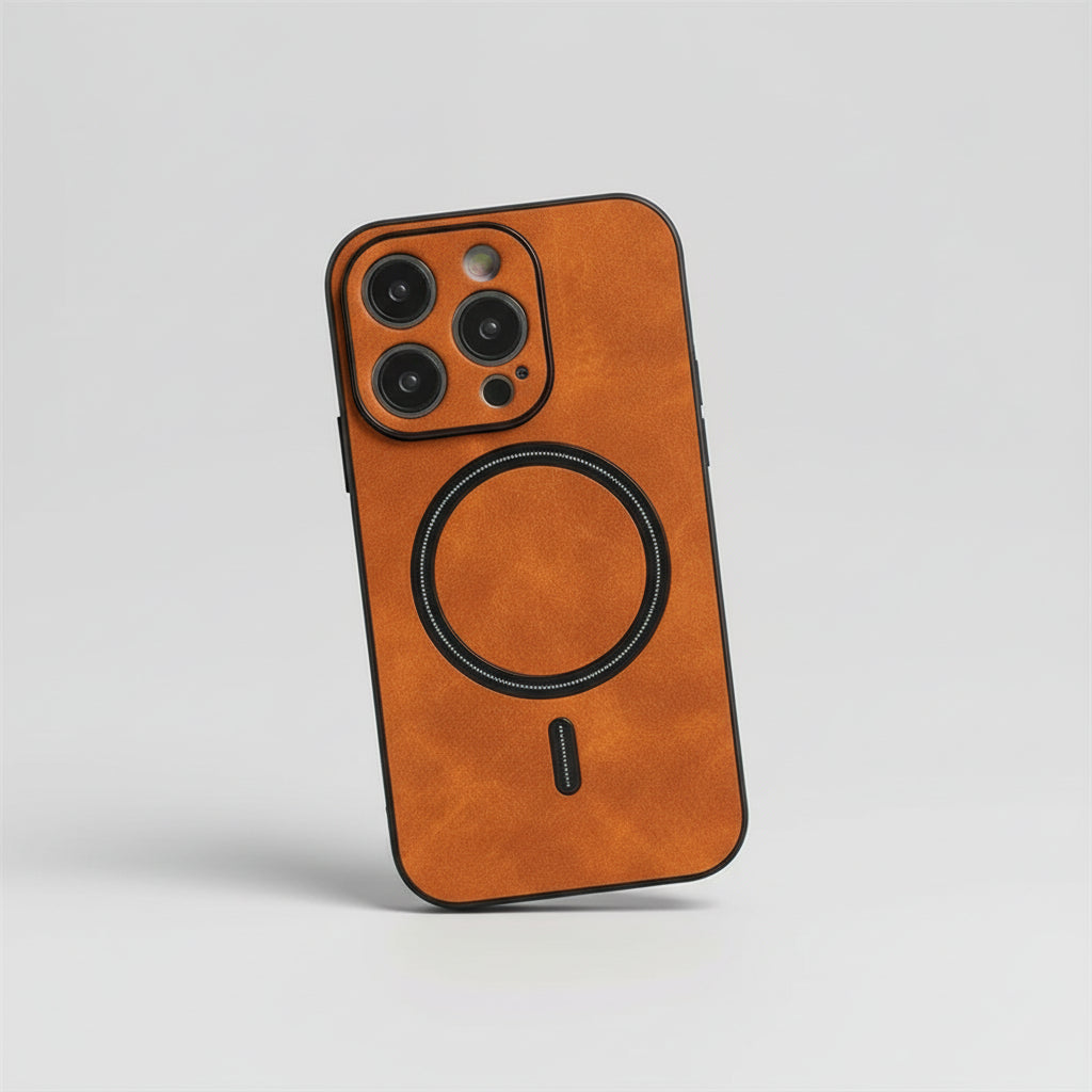 Deerskin iPhone Case Magnetic Cover for iPhone 15 14 13 Pro Max 14