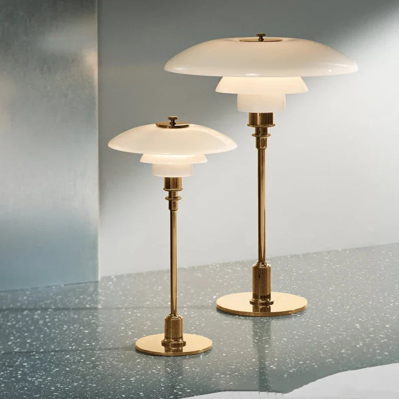LumeSphere – Bureaulamp van Glas met Dimbare LED