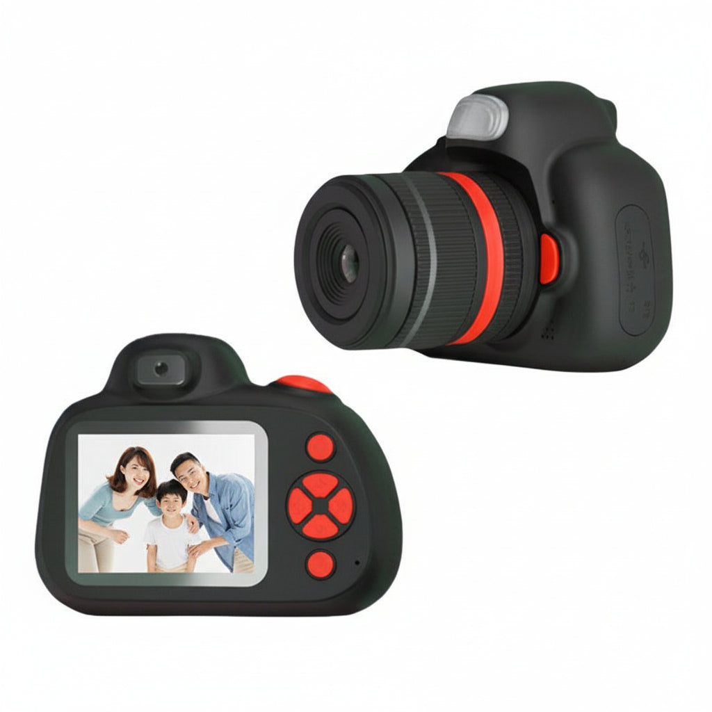 Câmara Digital Crianças Mini Fotógrafo Duas Lentes