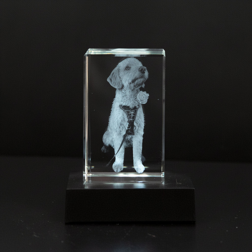 Obra de Arte em Cristal Personalizada