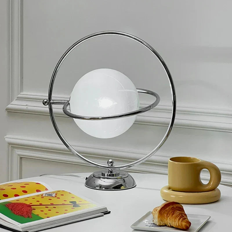 NordicMoon - Lámpara de mesa LED elegante para sala de estar y dormitorio | Regulable con 3 colores de luz