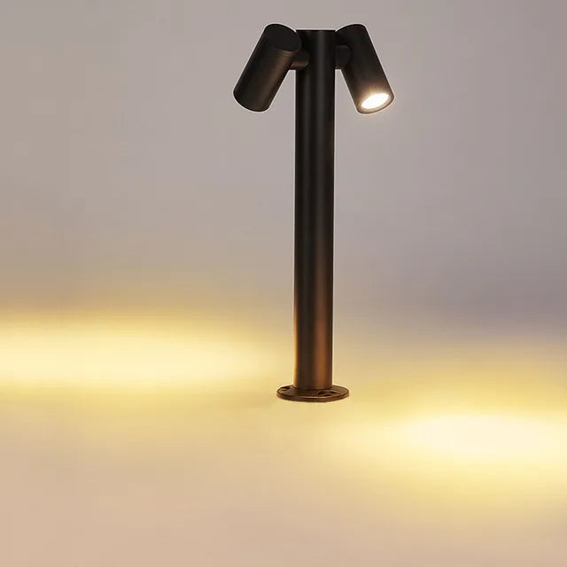 LumiPost – Double LED Garden Lantern for Driveway & Garden – Weatherproof & Energy Efficient