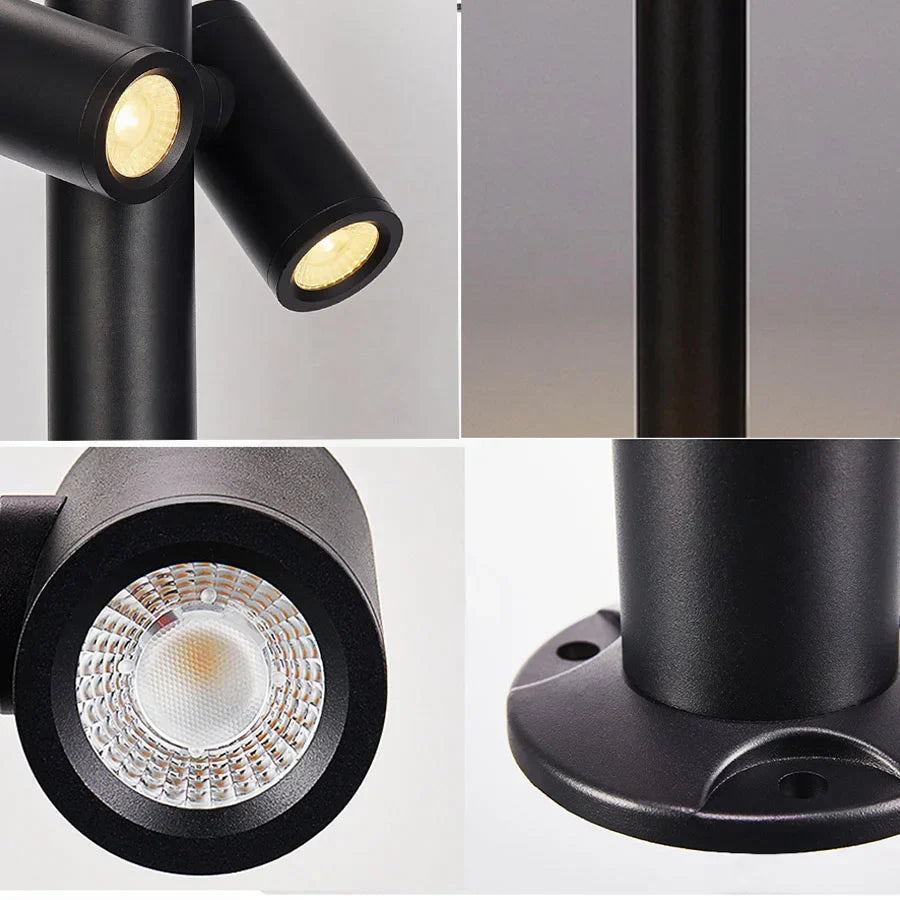 LumiPost – Double LED Garden Lantern for Driveway & Garden – Weatherproof & Energy Efficient