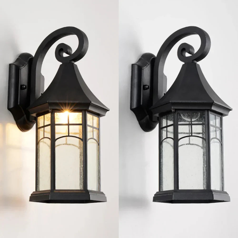 BronzeGlow – Weather-Resistant Nostalgic Outdoor Wall Lamp – Energy-Efficient Lighting