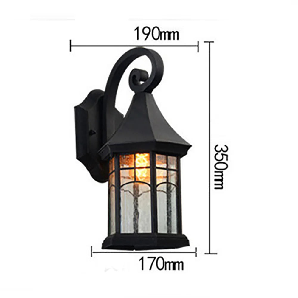 BronzeGlow – Weather-Resistant Nostalgic Outdoor Wall Lamp – Energy-Efficient Lighting