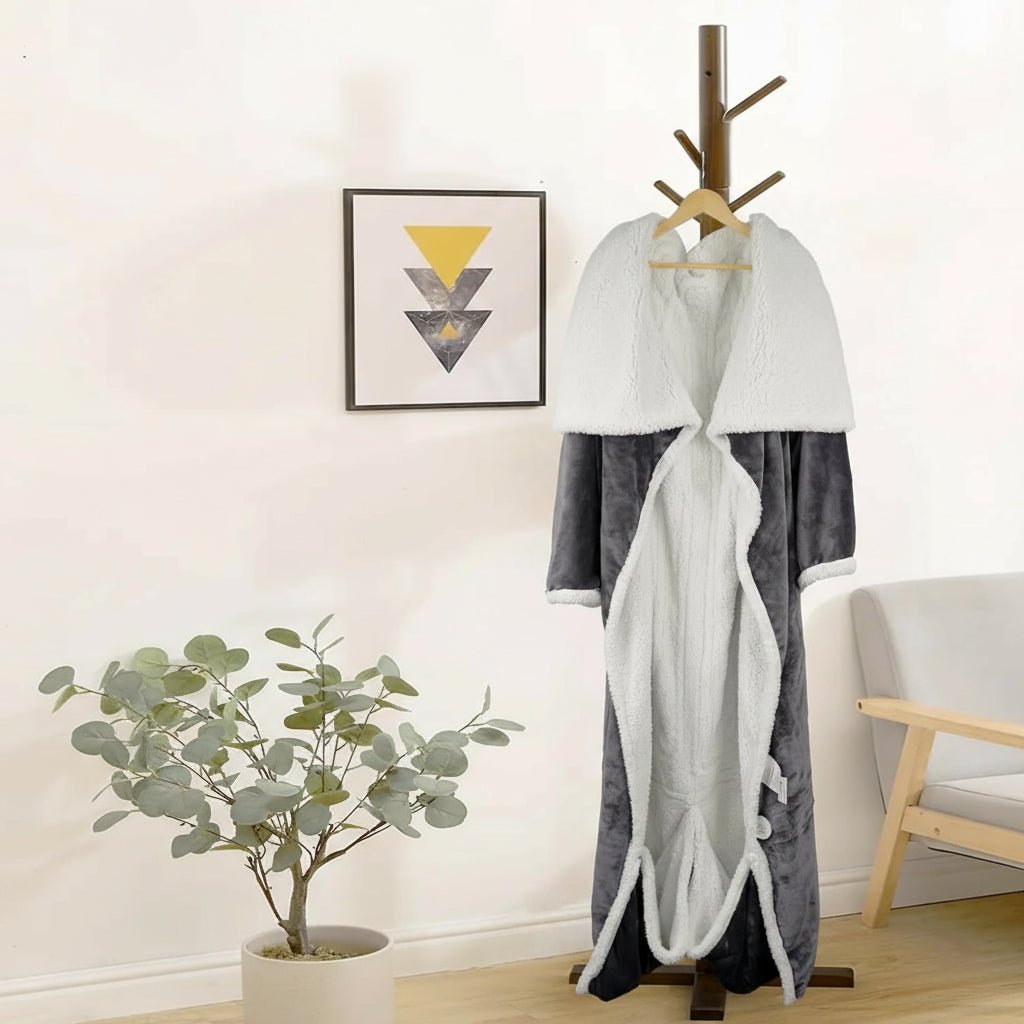 Elektrische Deken Verwarmd Sherpa Fleece Draagbare Warmtedeken