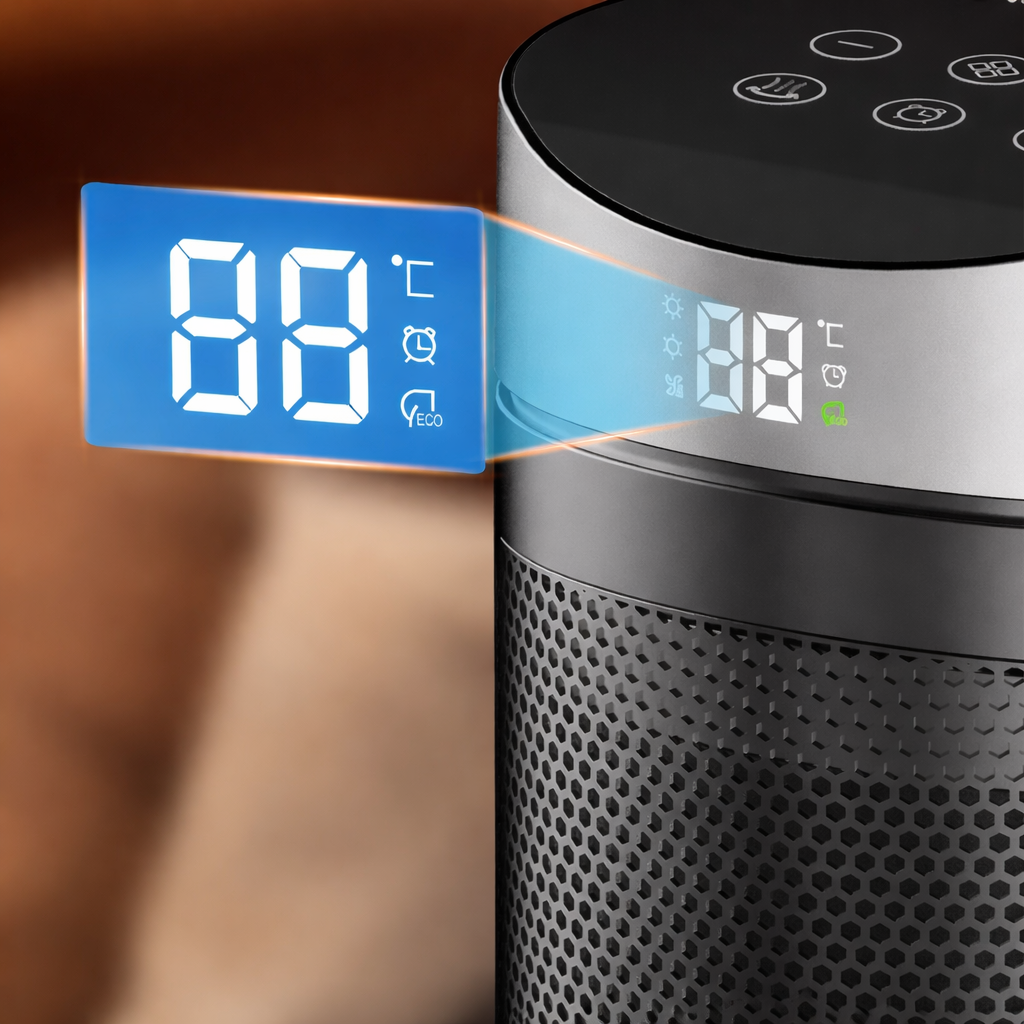 Aquecedor Elétrico Cerâmico Compacto para Interior