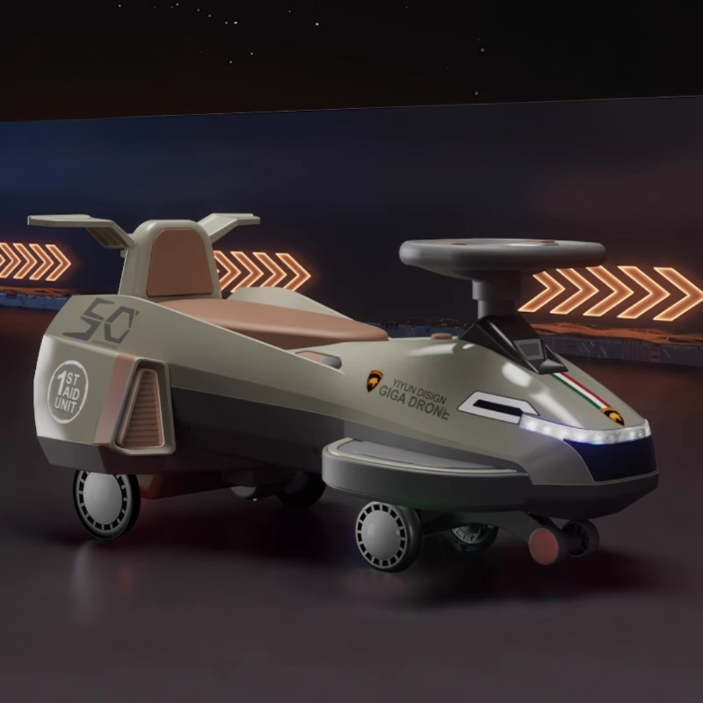 Elektrische Kinderauto 12V Wiggle Swing Voertuig voor Actief Spelen 2