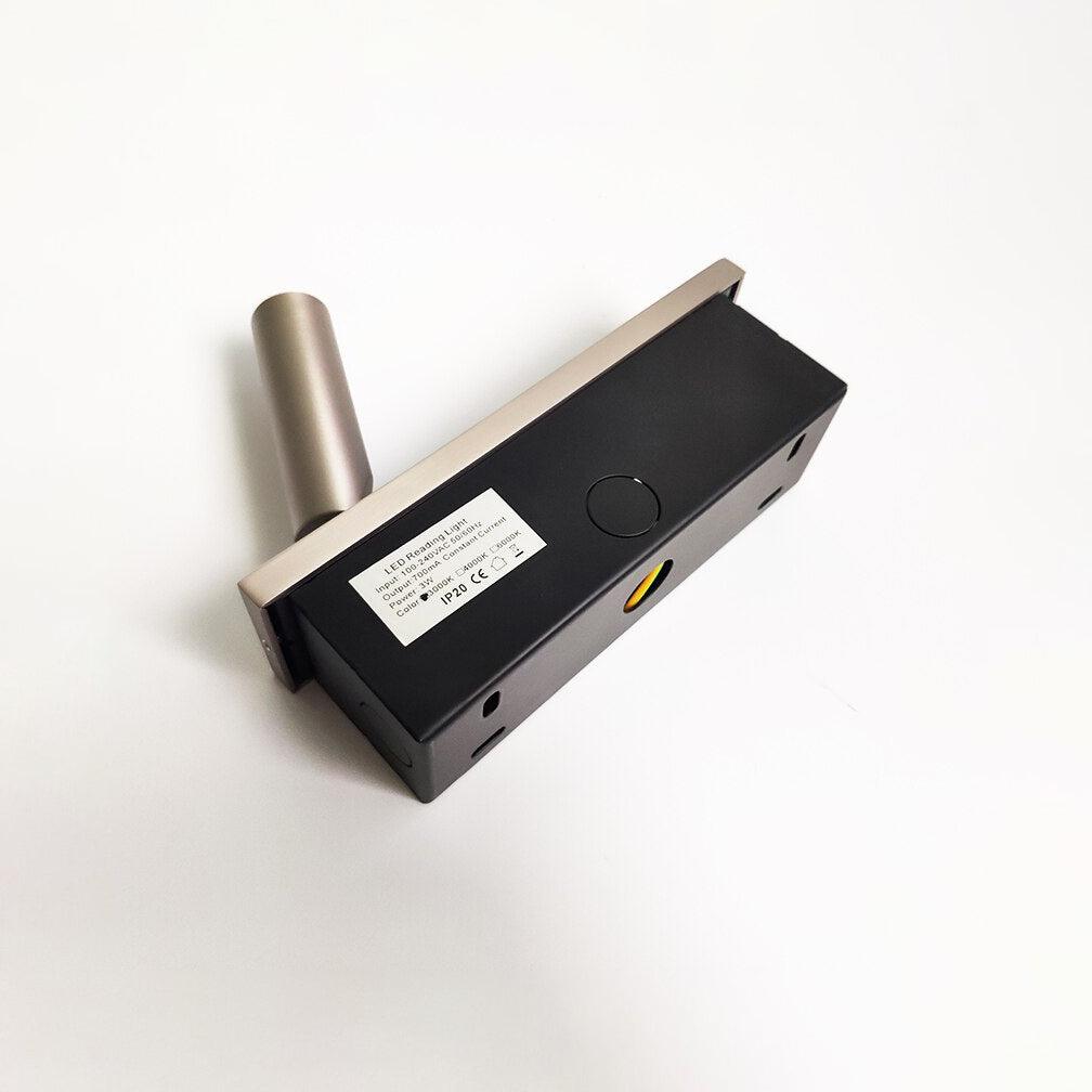 GlowNest - Ingebouwde Nachttafel Wandlamp