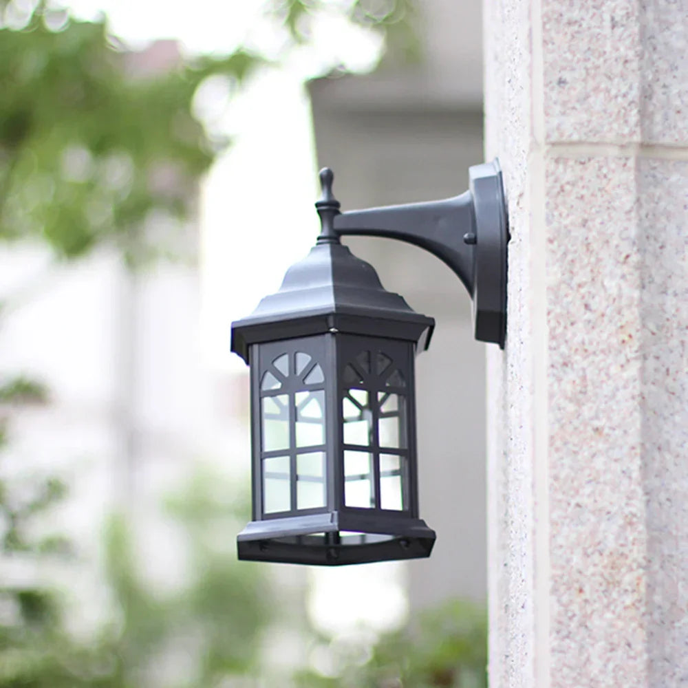 VintageGlow – Lampada da parete rustica resistente alle intemperie per esterni – Illuminazione a risparmio energetico