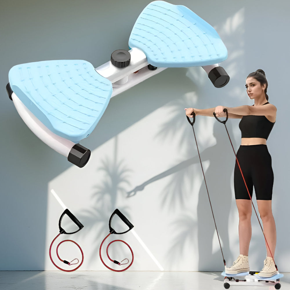 Aparelho de Ginástica Prancha Giratória Treino de Resistência Exercícios de Equilíbrio