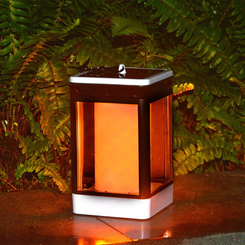 SolarGlow - Solar Energy Flame Lantern with LED – Weatherproof Outdoor Lighting