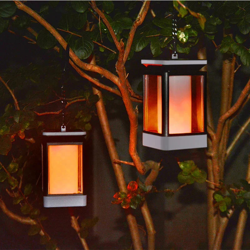 SolarGlow - Solar Energy Flame Lantern with LED – Weatherproof Outdoor Lighting