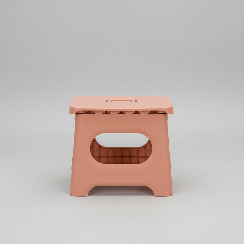 Folding Step Stool Portable Lightweight Plastic Stool with Handle 12