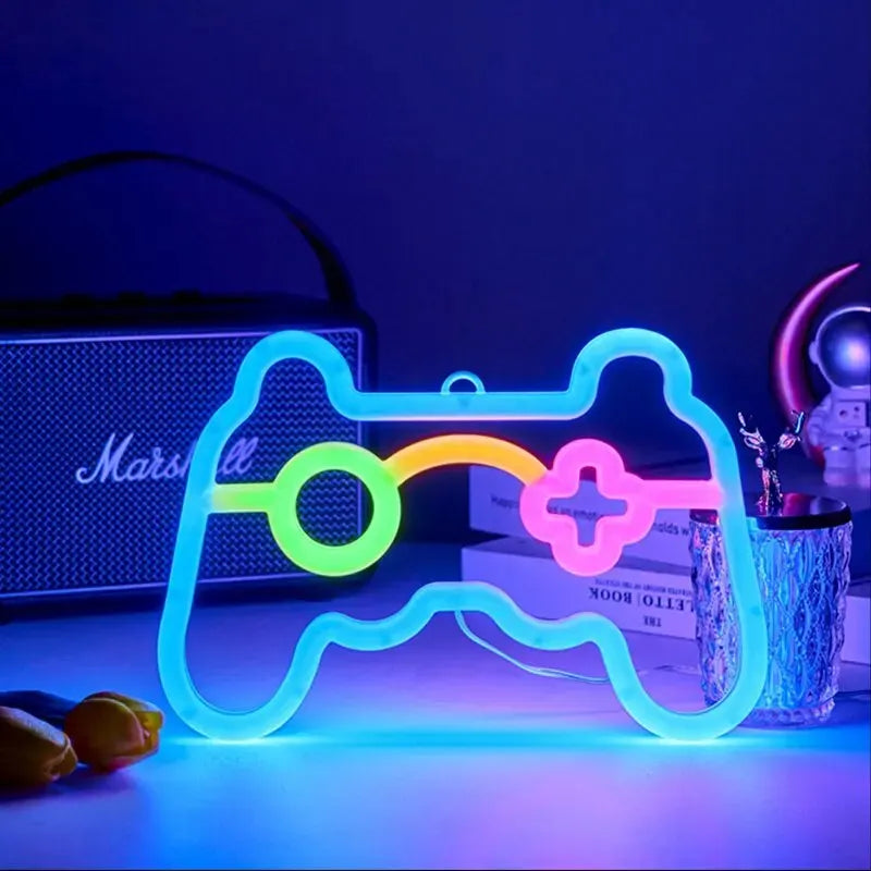 NeonGlow - LED Game Controller Neon Sign voor Gamers